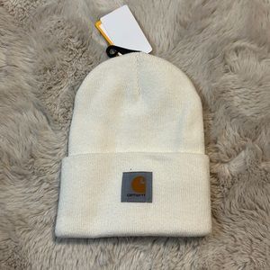 White Carhartt Beanie
